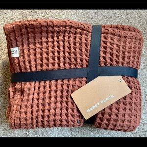 The Weightless Waffle Throw Blanket - Terra Cotta (Happy Place)